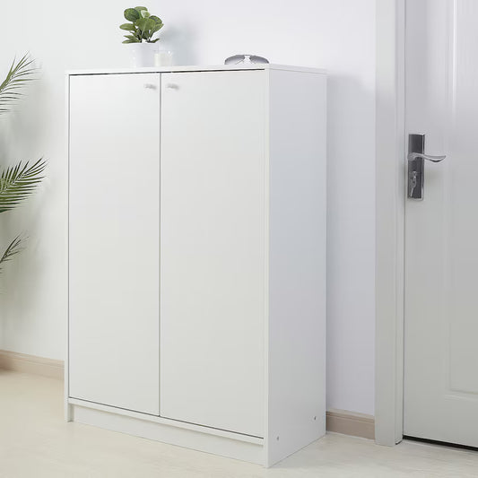 KLEPPSTAD Shoe cabinet/storage, white, 80x35x117 cm